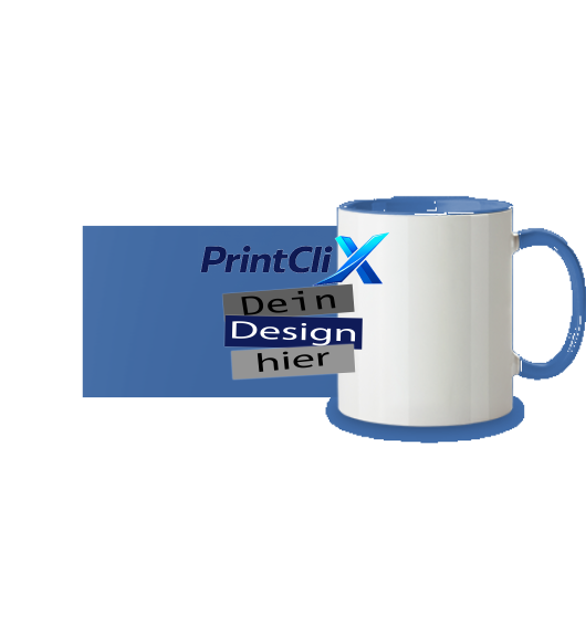 Panorama Tasse zweifarbig